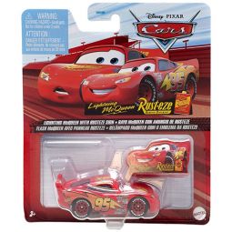 Mattel - Disney Pixar's Cars - LIGHTNING MCQUEEN w/ Sign (Funny Flashbacks) GCC81