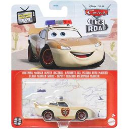 Mattel - Disney Pixar's Cars Die-Cast Vehicle Toy - LIGHTNING MCQUEEN DEPUTY HAZZARD [HKY55]