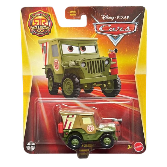 Mattel - Disney Pixar's Cars Die-Cast Vehicle Toy - SARGE (Race & Rescue)[JDG58]