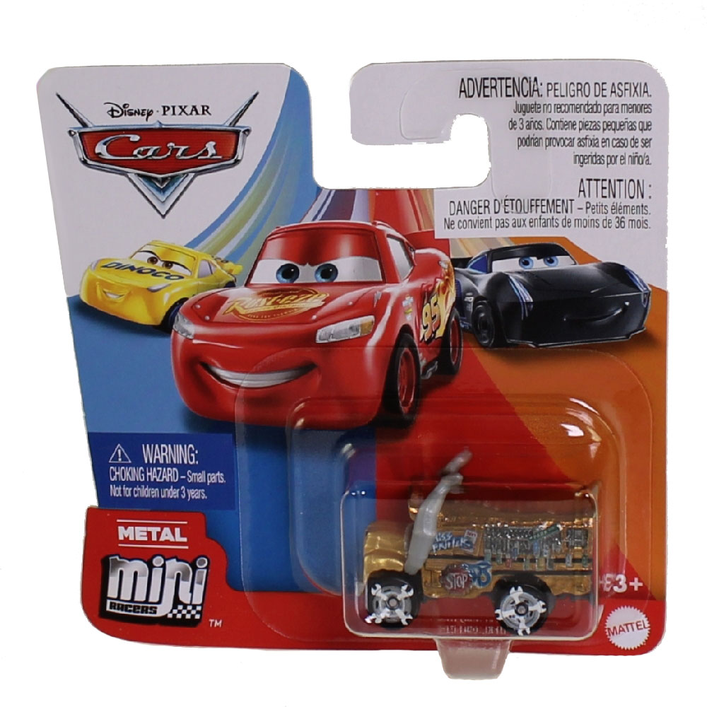 Mattel - Disney Pixar's Cars Metal Mini Racers - MISS FRITTER (1.5 inch) GLD62