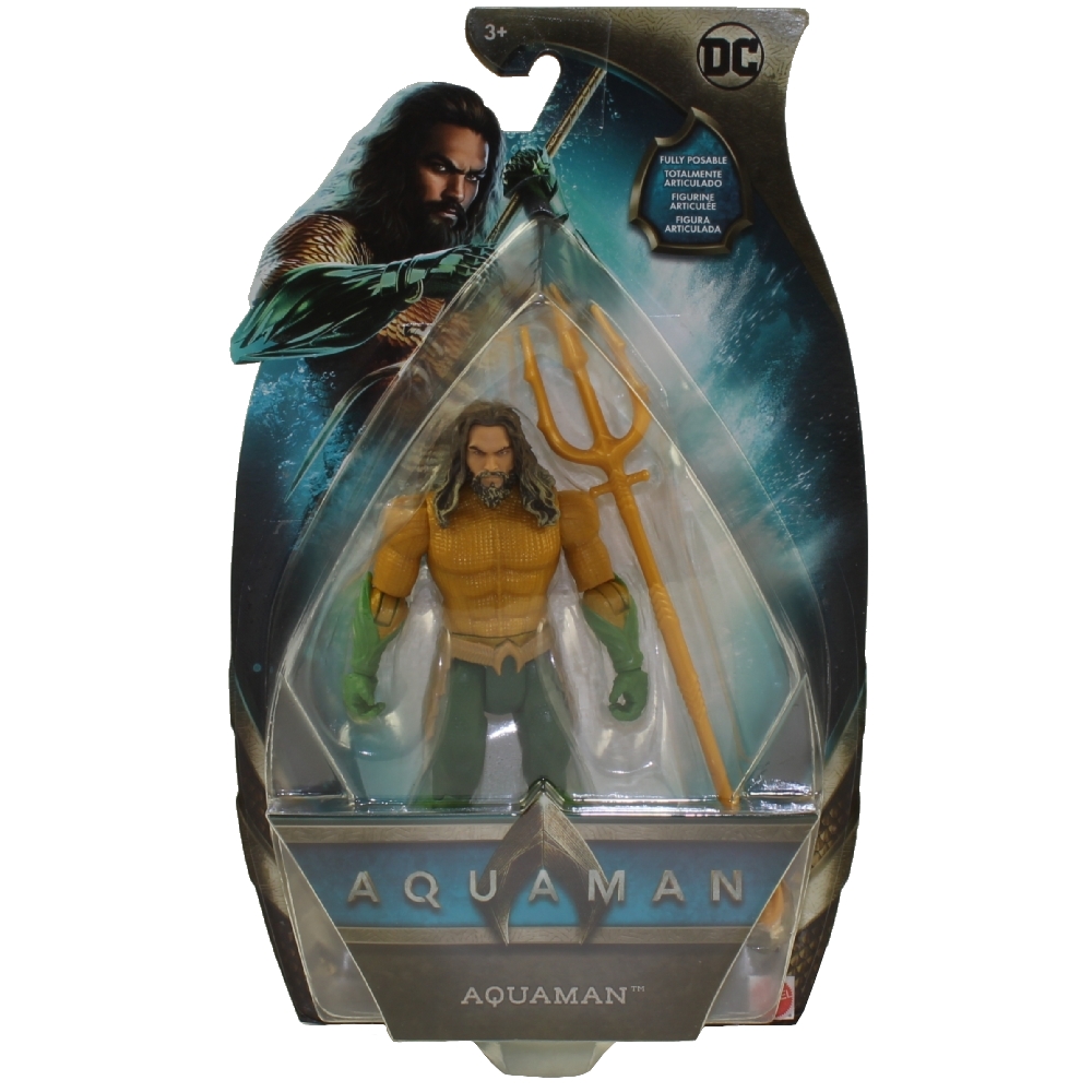 Mattel - DC Comics Aquaman - Articulated Action Figure - AQUAMAN (6 inch)