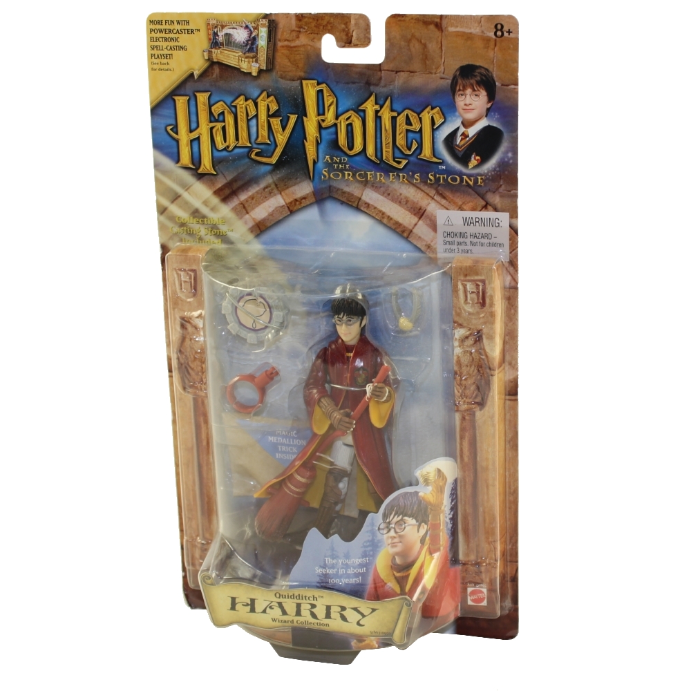 Mattel - Harry Potter & the Sorcerer's Stone Action Figure Set - QUIDDITCH HARRY (5 inch)