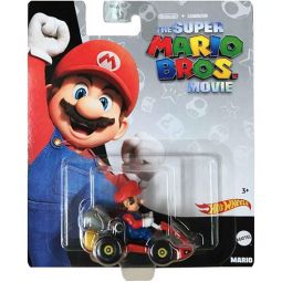 Mattel - Hot Wheels Die-Cast Car - The Super Mario Bros. Movie - MARIO [HKD42]