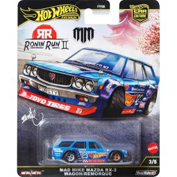 Mattel - Hot Wheels Premium Car Culture Die-Cast Car - MAD MIKE MAZDA RX-3 WAGON [Ronin Run II]
