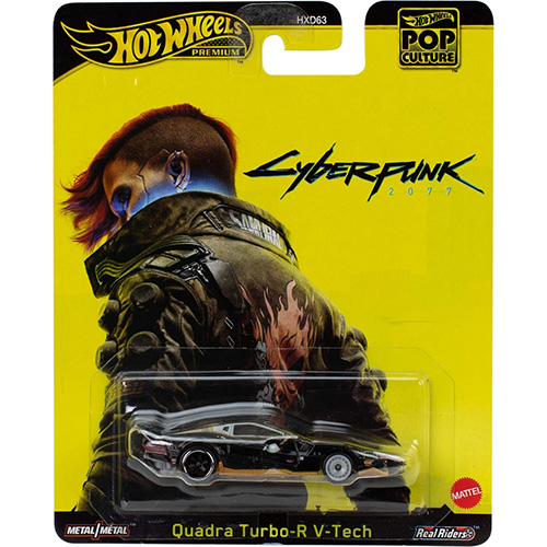 Mattel - Hot Wheels Premium Pop Culture Car - QUADRA TURBO-R V-TECH [Cyberpunk 2077] JBL57