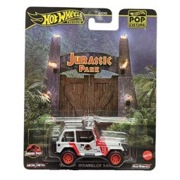 Mattel - Hot Wheels Premium Pop Culture Die-Cast Car - '92 JEEP WRANGLER SAHARA [Jurassic Park]