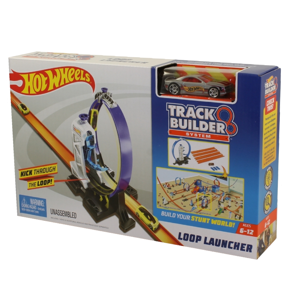 Mattel - Hot Wheels Track Builder System - LOOP LAUNCHER (Includes 1 Car)
