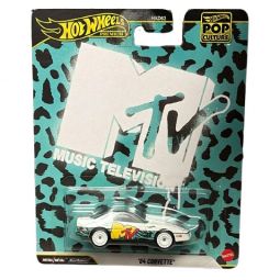 Mattel Hot Wheels Premium Pop Culture - '84 CORVETTE [MTV Music Television] JHW93
