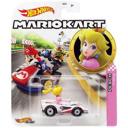 Mattel - Hot Wheels Die-Cast Car - Mario Kart Nintendo Collection - PRINCESS PEACH (P-Wing)[GJH58]