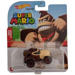 Mattel - Hot Wheels Character Car - Super Mario Collection - DONKEY KONG (GRM37)