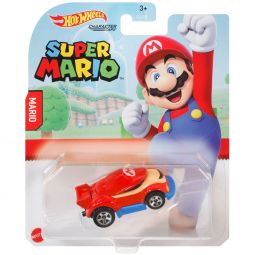 Mattel - Hot Wheels Character Car - Super Mario Collection - MARIO (GRM42)