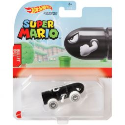 Mattel - Hot Wheels Character Car - Super Mario Collection - BULLET BILL (GYB64)