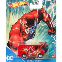Mattel - Hot Wheels Character Cars - DC Comics Flash - COMBAT MEDIC (GJR31)