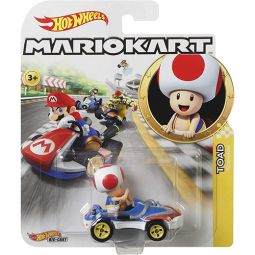 Mattel - Hot Wheels Car - Mario Kart Nintendo Collection - TOAD (Sneeker) GBG30