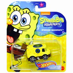 Mattel - Hot Wheels Car - Spongebob Squarepants Character Collection - SPONGEBOB (1/6) GMR60
