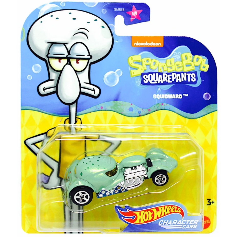 Mattel - Hot Wheels Car - Spongebob Squarepants Character Collection - SQUIDWARD (3/6) GMR62