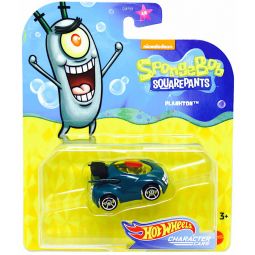 Mattel - Hot Wheels Car - Spongebob Squarepants Character Collection - PLANKTON (4/6) GMR63