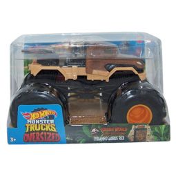Mattel - Hot Wheels Oversized Monster Trucks - TYRANNOSAURUS REX (1:24 Scale)(Jurassic Park)