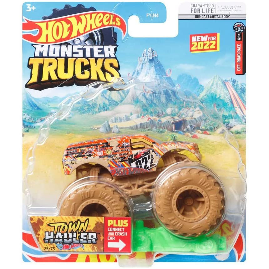 Mattel - Hot Wheels Monster Trucks - TOWN HAULER (Off-Road Race) 25/75