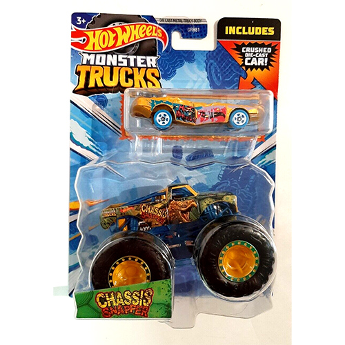 Hot Wheels Monster Trucks 1:64 Scale Chassis Snapper, Includes Hot Wheels  Die Cast Car, 1 - Kroger