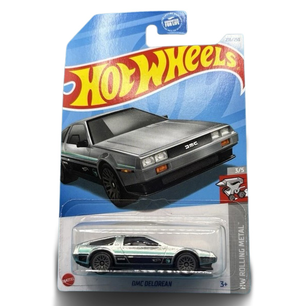 Mattel - Hot Wheels Die-Cast Car - DMC DELOREAN *Treasure Hunt* HTF28
