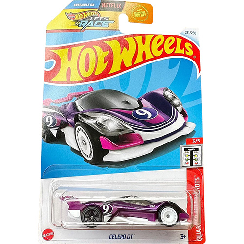 Mattel - Hot Wheels Die-Cast Car - CELERO GT *2024 Super Treasure Hunt* HTF42