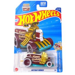 Mattel Hot Wheels Die-Cast Car - BIRTHDAY BURNER [HW Celebration Racers 5/10] *Treasure Hunt* JBC26