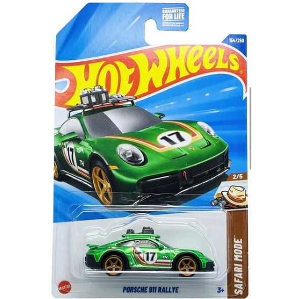 Mattel Hot Wheels Car - PORSCHE 911 RALLYE *Super Treasure Hunt* JBC41