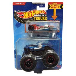 Mattel - Hot Wheels Monster Truck & Car - TWIN MILL & TWIN MILL [JCG34]
