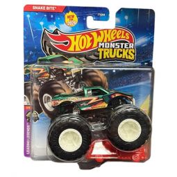 Mattel - Hot Wheels Monster Truck Leading Legends - SNAKE BITE & CRUSHED CAR [JHY52]
