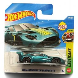 Mattel Hot Wheels - 2024 ASTON MARTIN VANTAGE GT3 (Exoticars 9/10)[JJH55] *Short Card*