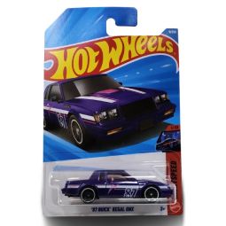 Mattel - Hot Wheels Die-Cast Car - '87 BUICK REGAL GNX *Treasure Hunt* JJM00