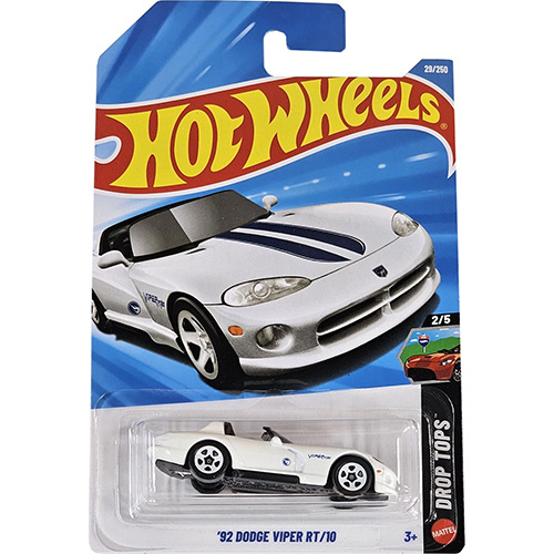 Mattel - Hot Wheels Die-Cast Car - '92 DODGE VIPER RT/10 *Treasure Hunt* JJM01