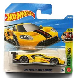 Mattel Hot Wheels - 2016 FORD GT RACE [JJM05] *Treasure Hunt - Short Card*