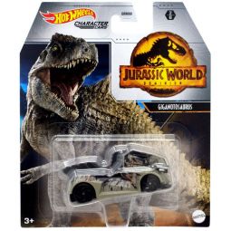 Mattel - Hot Wheels Jurassic World Dominion Character Cars - GIGANOTOSAURUS (GRM82)