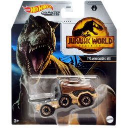 Mattel - Hot Wheels Jurassic World Dominion Character Cars - TYRANNOSAURUS REX (GWR50)