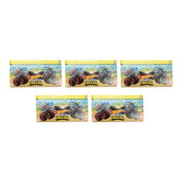 Mattel - Hot Wheels Mystery Mini Monster Trucks Series 1 - BLIND BOXES (5 Pack Lot)(1.5 inch) GPB72