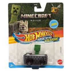 Mattel - Hot Wheels Racer Verse - CREEPER in Minecart [A Minecraft Movie]