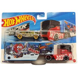 Mattel - Hot Wheels Super Rigs Die-Cast Vehicle - PENCIL PUSHER [HXN90]