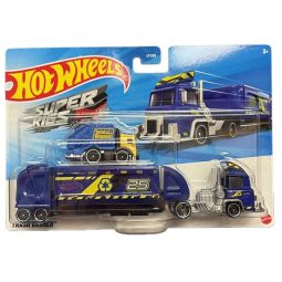 Mattel - Hot Wheels Super Rigs Die-Cast Vehicle - TRASH BASHER [JDJ62 or JDJ59]