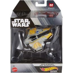 Mattel Hot Wheels Star Wars Starships Select - ANAKIN SKYWALKER'S JEDI INTERCEPTOR (HMJ00) #22