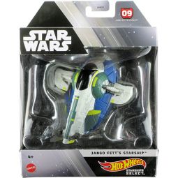 Mattel - Hot Wheels Die-Cast Star Wars Starships Select - JANGO FETT'S STARSHIP (HPG65) #09