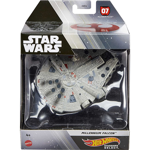 Mattel - Hot Wheels Die-Cast Star Wars Starships Select - MILLENNIUM FALCON (HHR22) #07