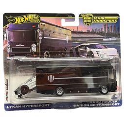 Mattel - Hot Wheels Premium Team Transport - LYKAN HYPERSPORT & EURO HAULER