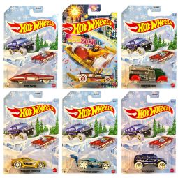 Mattel - Hot Wheels Winter 2020 Series - SET OF 6 (2021 Carbonator, Rockster, Evil Twin +3) W3099 Mattel - Hot Wheels Winter 2020 Series - SET OF 6 (2021 Carbonator, Rockster, Evil Twin +3) W3099