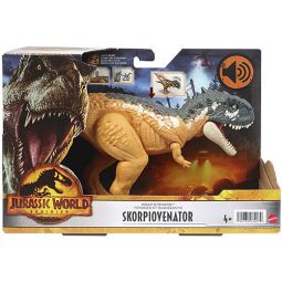 Mattel - Jurassic World Dominion Roar Strikers Figure - SKORPIOVENATOR (13 inches long) HDX37