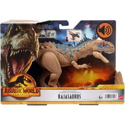 Mattel - Jurassic World Dominion Roar Strikers Figure - RAJASAURUS (13 inches long) HDX35