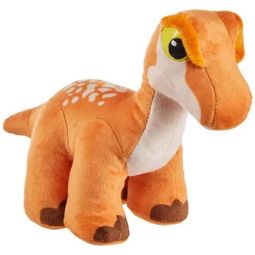 Mattel - Jurassic World Dino Trackers Plush Stuffed Animal with SOUND - BRACHIOSAURUS (7 inch)