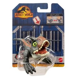 Mattel - Jurassic World Dominion Uncaged Wild Pop Ups - CARNOTAURUS (3 inch) HFR12