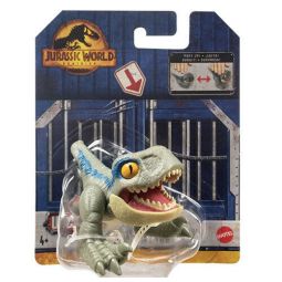 Mattel - Jurassic World Dominion Uncaged Wild Pop Ups - VELOCIRAPTOR BLUE (3 inch) HFR14